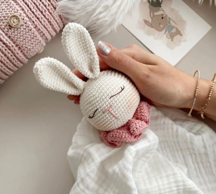 Schmusetuch Hase ohne Arme - FRESITA
