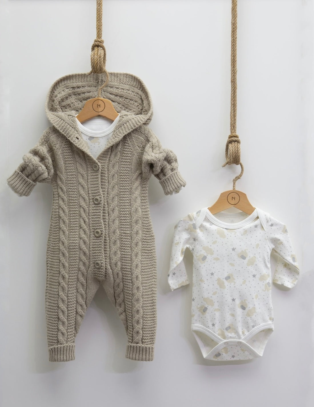 2-teiliges Strick-Stramplerset mit Body - FRESITA
