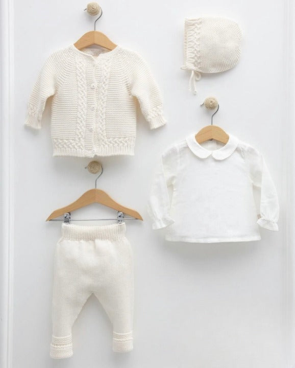 4-teiliges Blusen-Strickjacken Set - FRESITA
