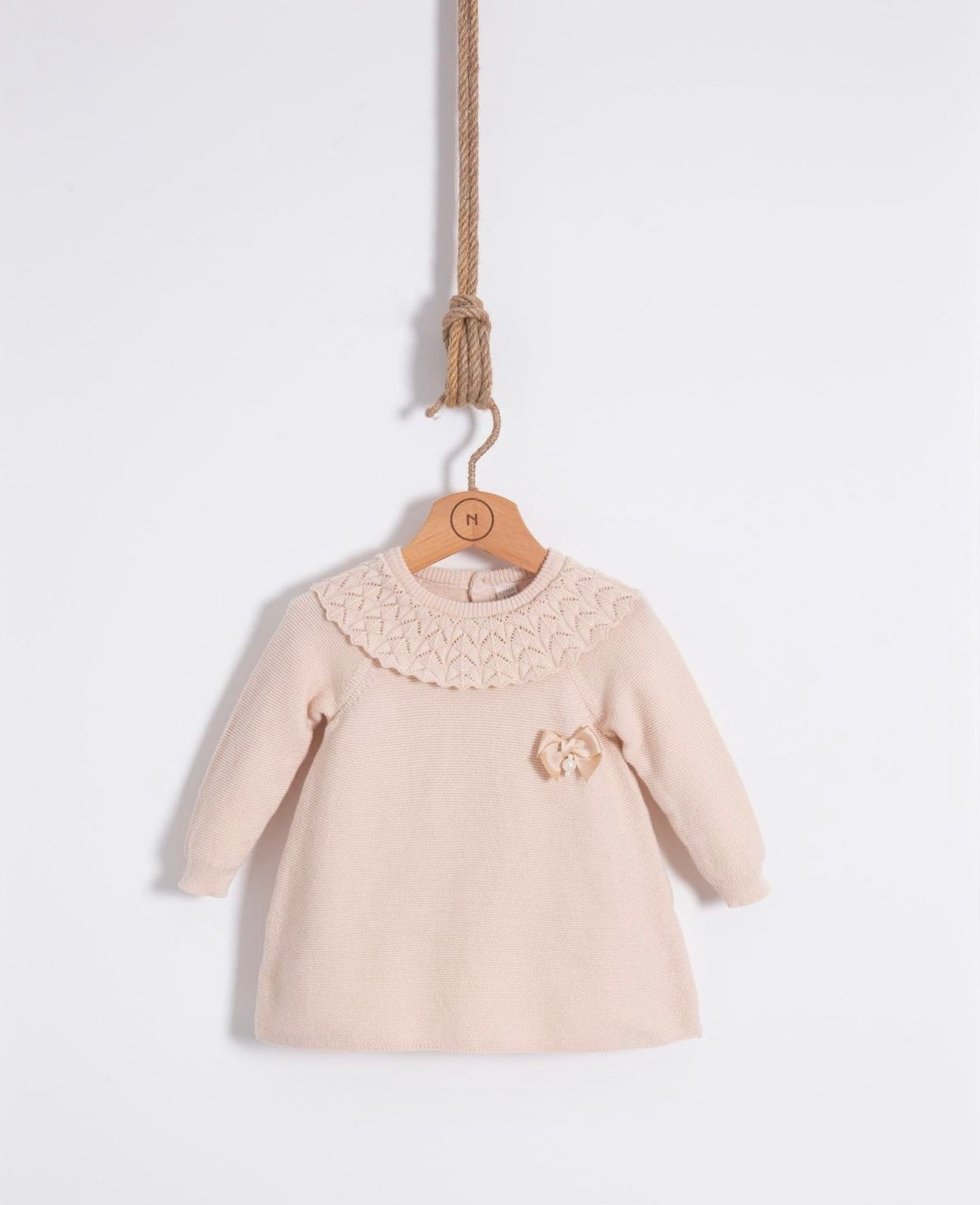 Strickkleid mit Schleife - FRESITA