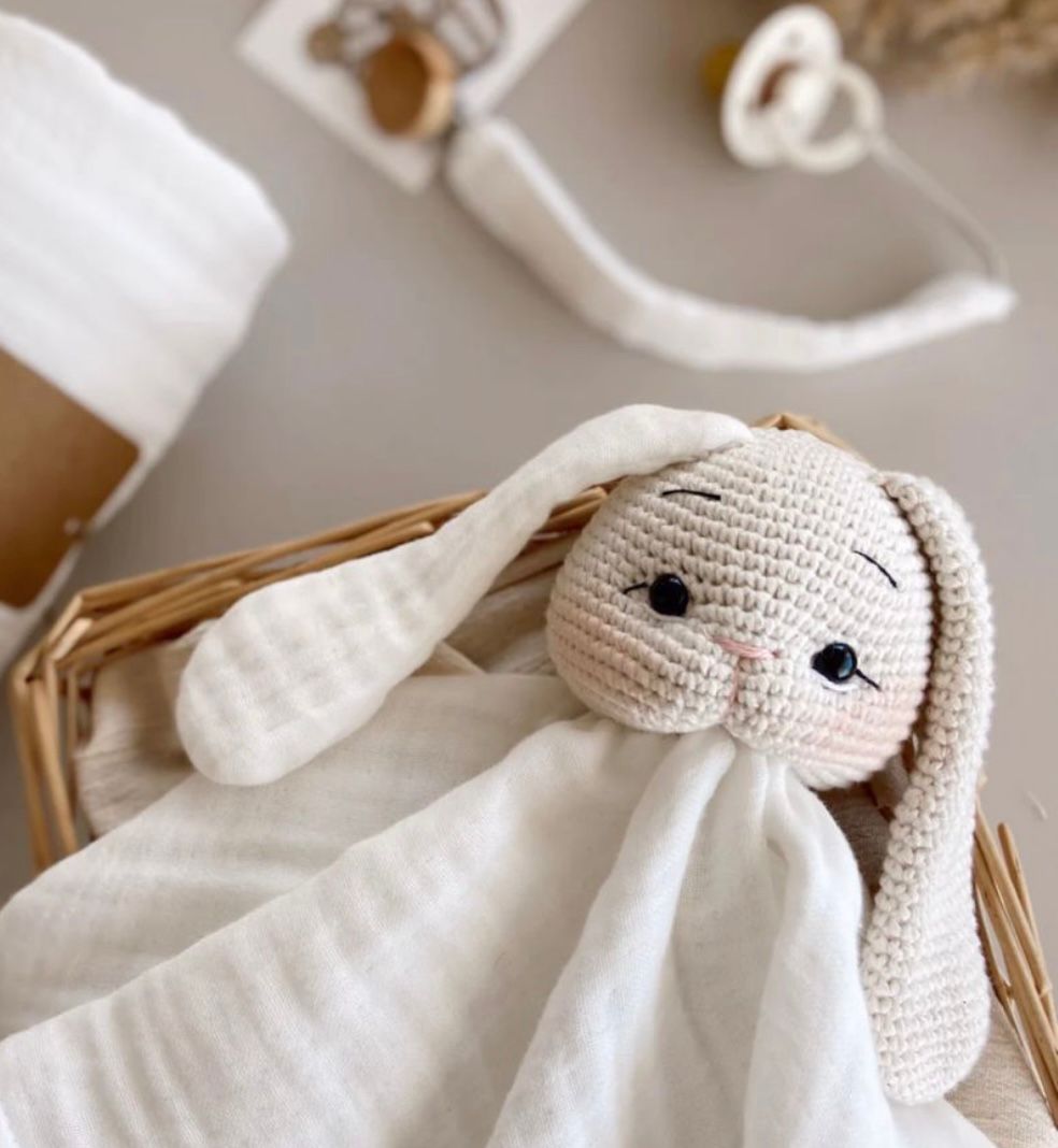 Schmusetuch Rabbit ohne Arme - FRESITA