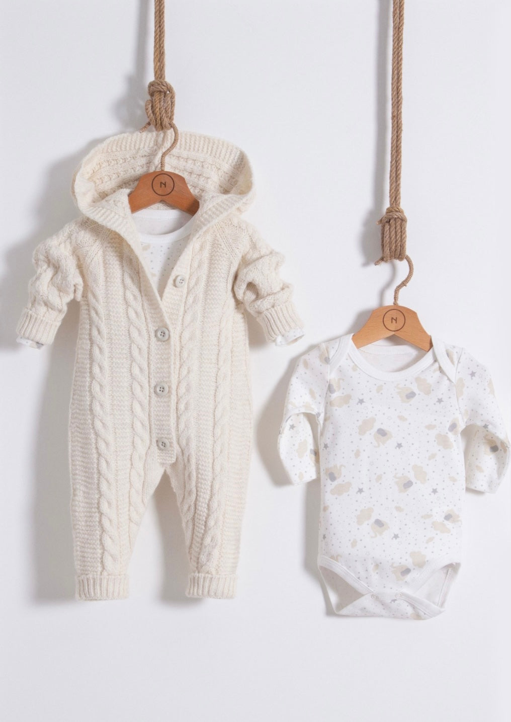 2-teiliges Strick-Stramplerset mit Body - FRESITA