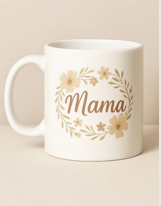 Personalisierte Blütenzauber Tasse